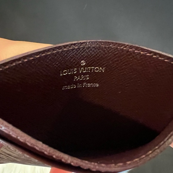Louis Vuitton Epi Electric Card Holder, Deep Burgundy - Picture 7 of 8